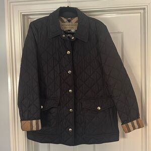 Burberry Women’s Black Quilted Jacket